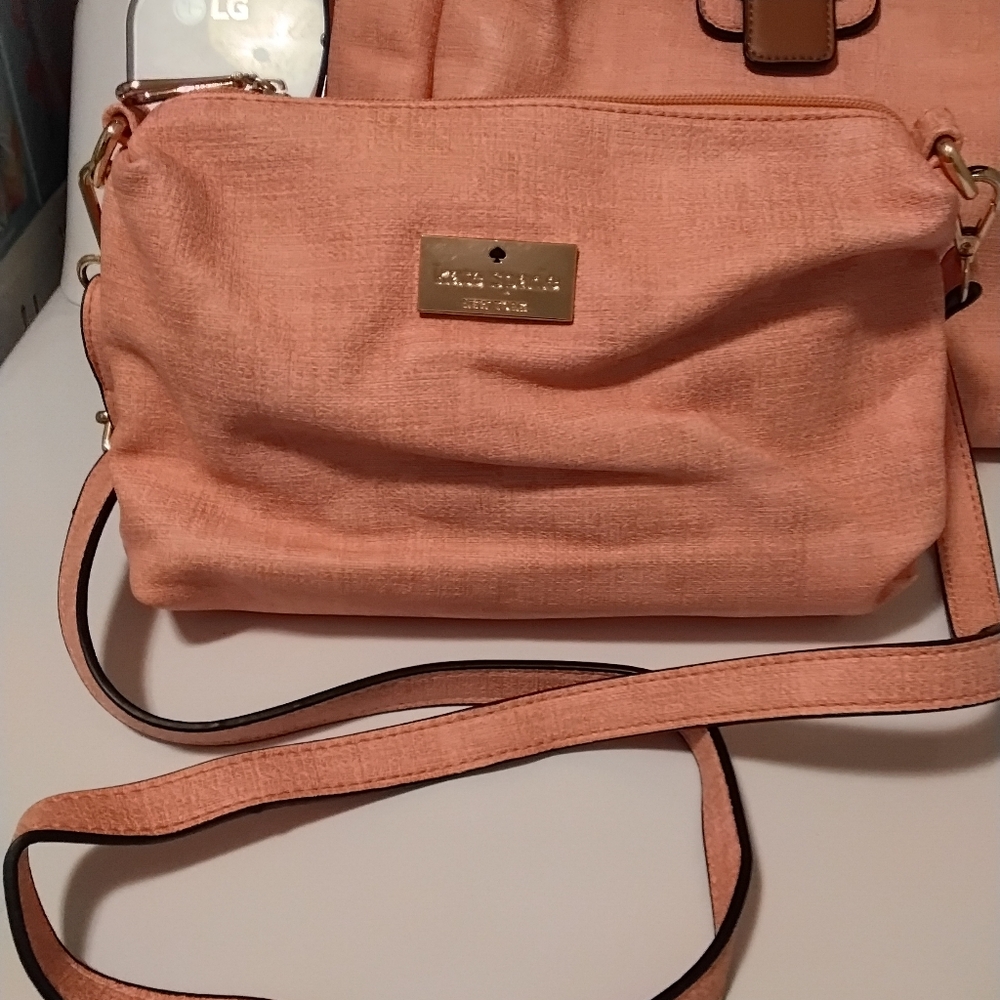 Kate Spade Handbag with bonus Crossbody bag